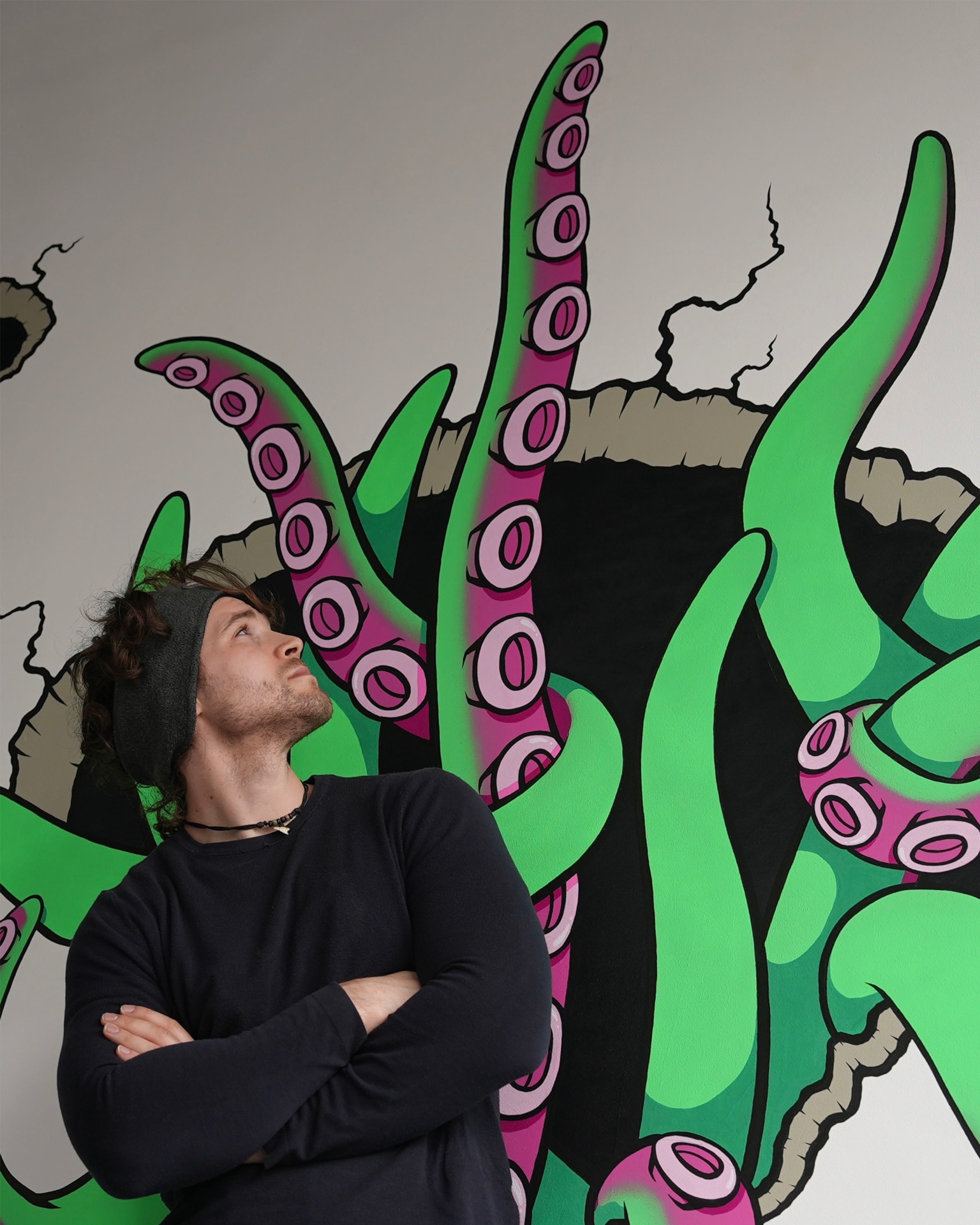 Tenta Breaks the Wall — Waran's Fine Art — 3