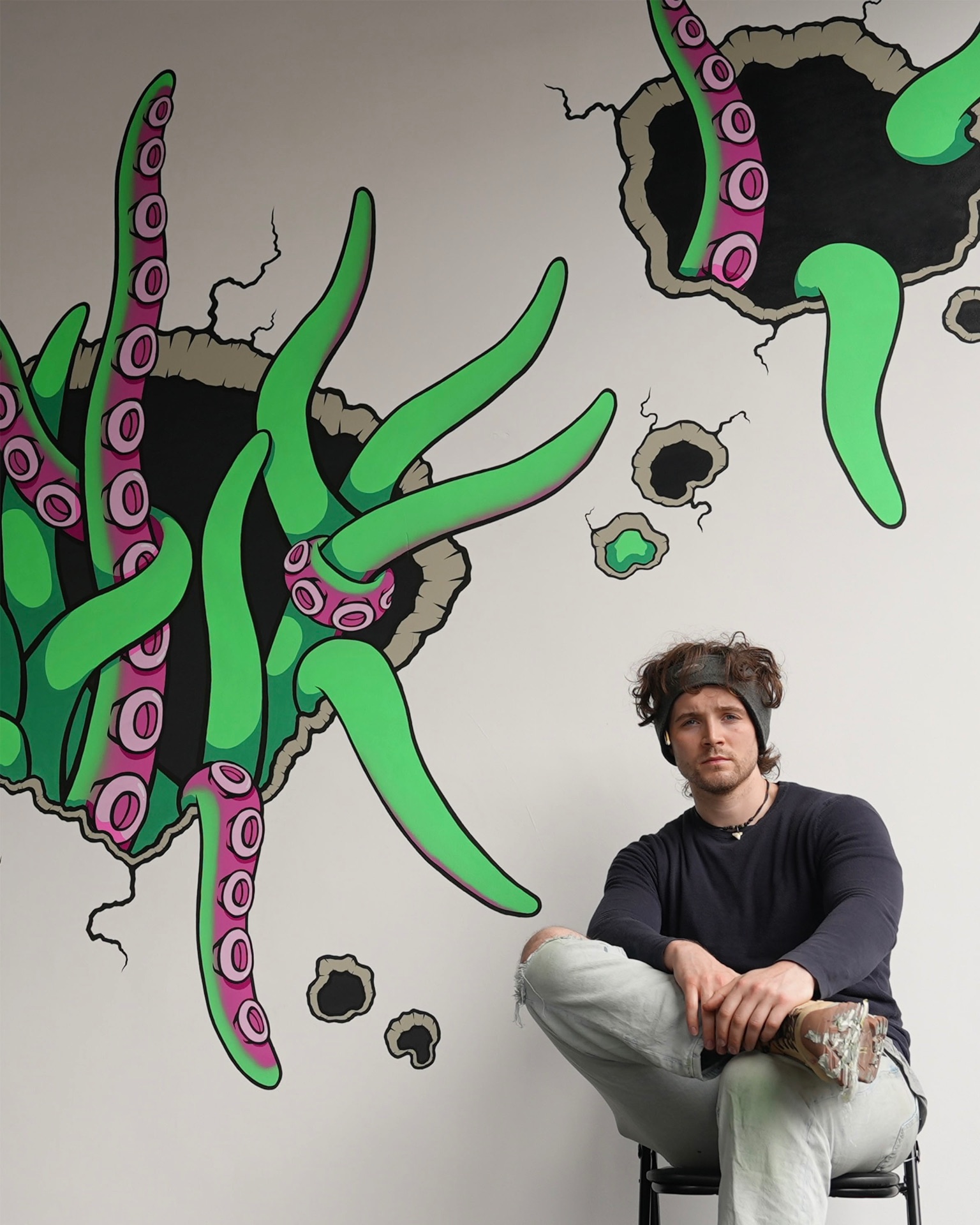 Tenta Breaks the Wall — Waran's Fine Art — 4